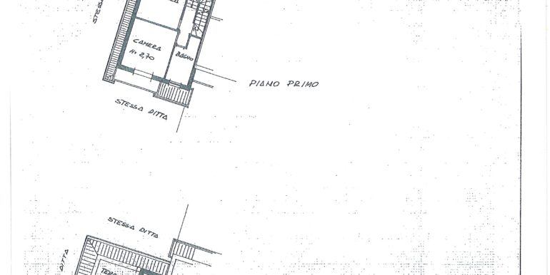 plan primo piano e mansarda